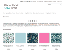 Tablet Screenshot of diaperfabricdirect.com